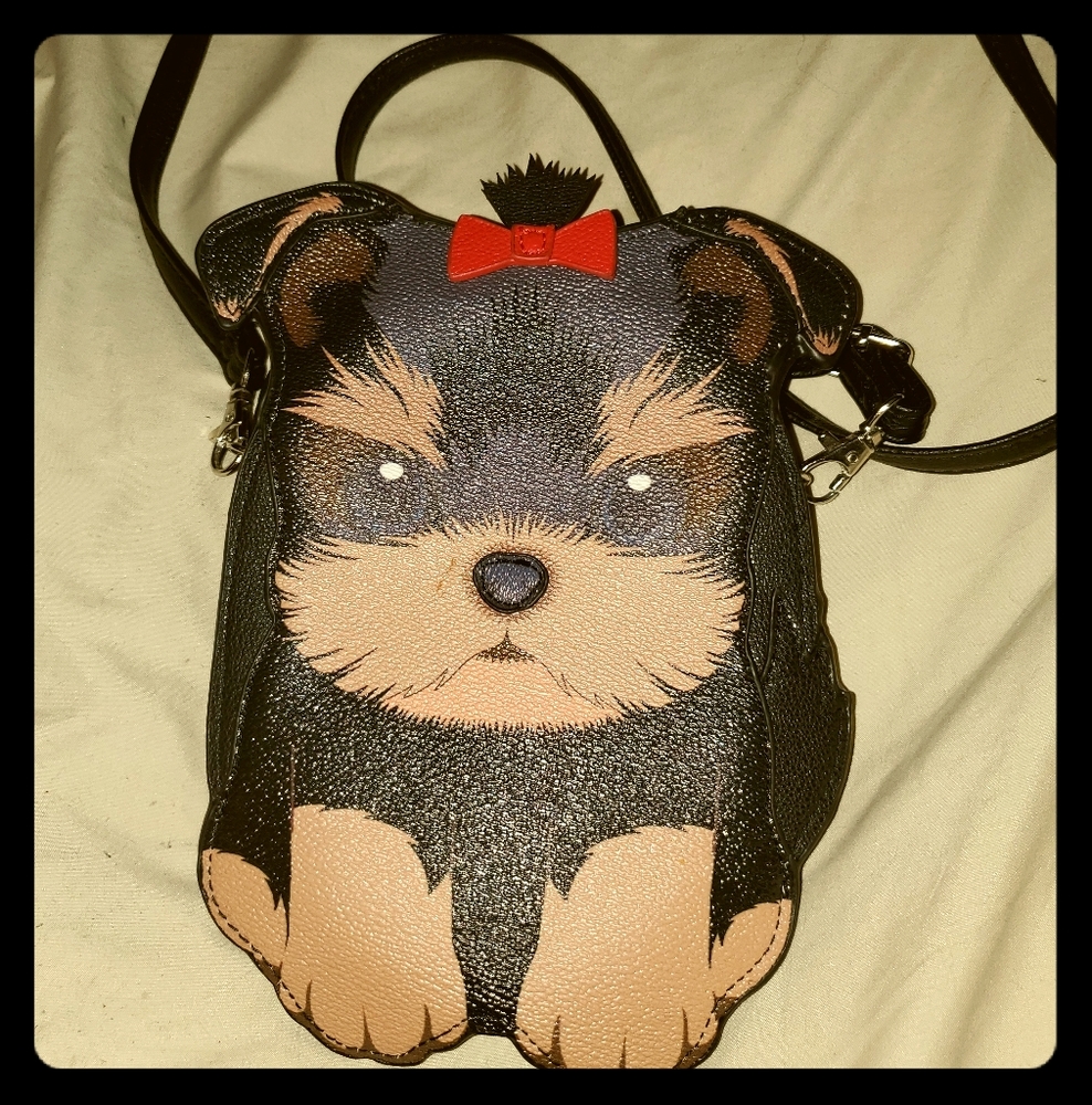 Brand new sleepyville critter yorkie crossbody